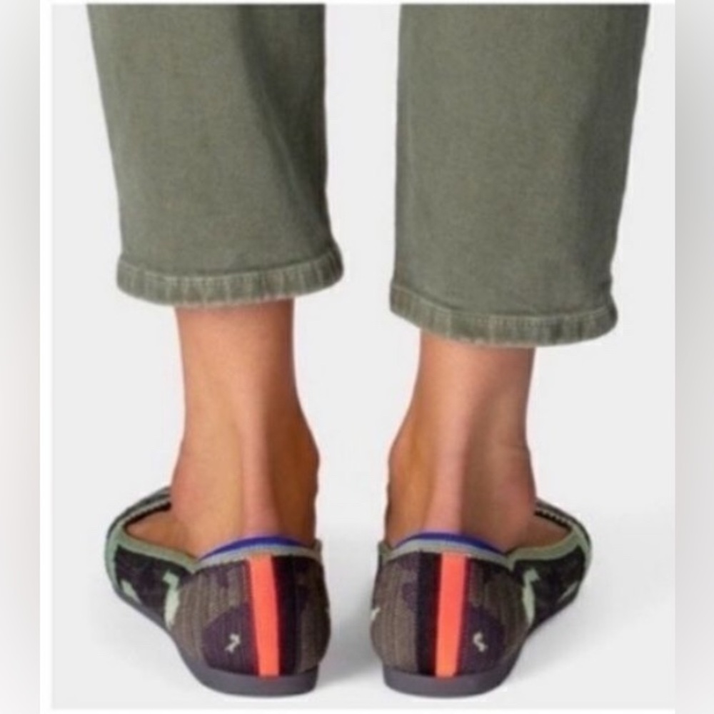 Rothy’s The Point Flats in Spruce Camo